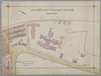 215013 Situatie van het Stads- en Academisch Ziekenhuis (Catharijnesingel 15) en omgeving te Utrecht, met de ...